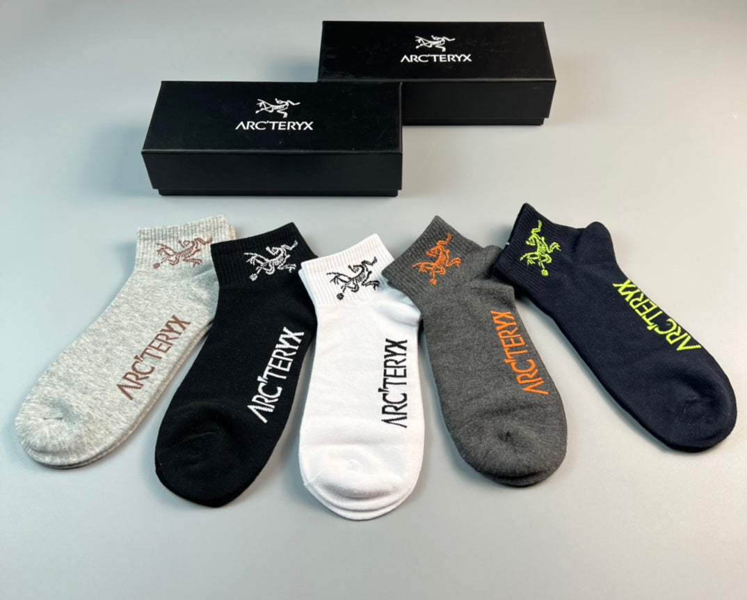 Arc'teryx Cotton Short Socks - 5-Pair Pack