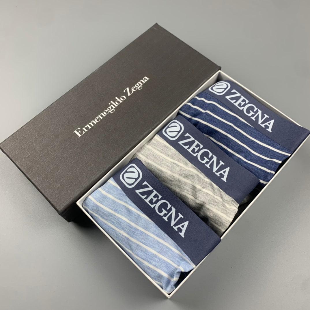 Zegna Seamless Men's Boxer Briefs – 3-Pack – Sizes L-XXXL