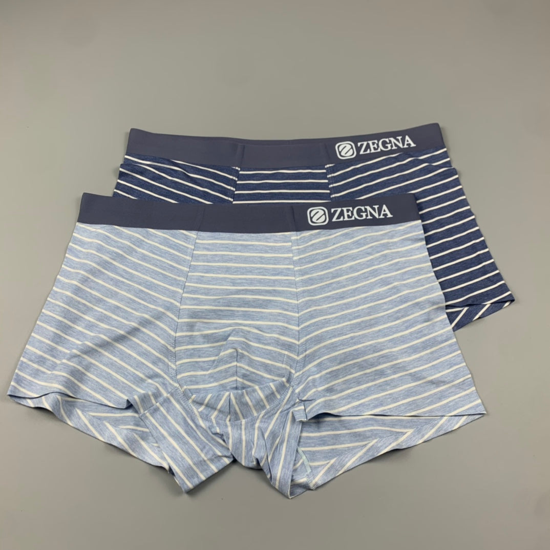 Zegna Striped Boxer Briefs 3-Piece Box Collection Essentials