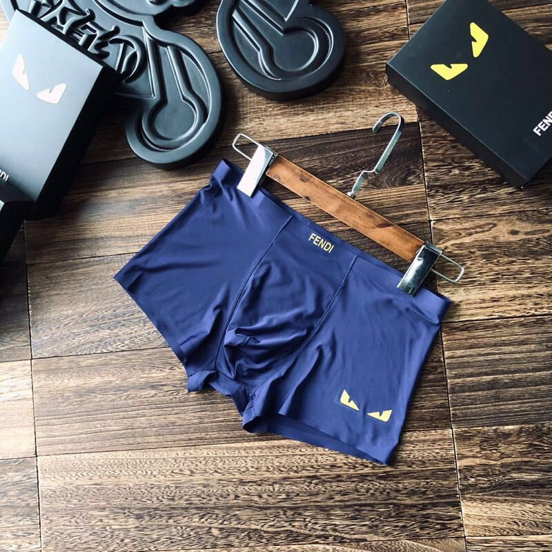 Fendi Nylon Blend Men's Boxer Briefs - 3-Piece Box