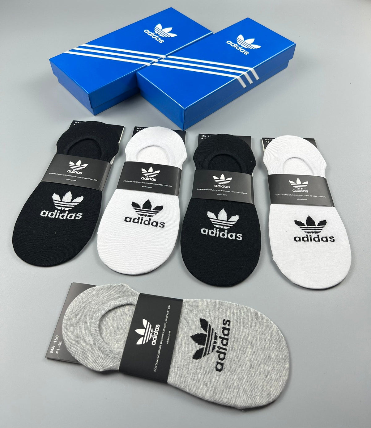 Adidas Mesh Cotton No-Show Socks