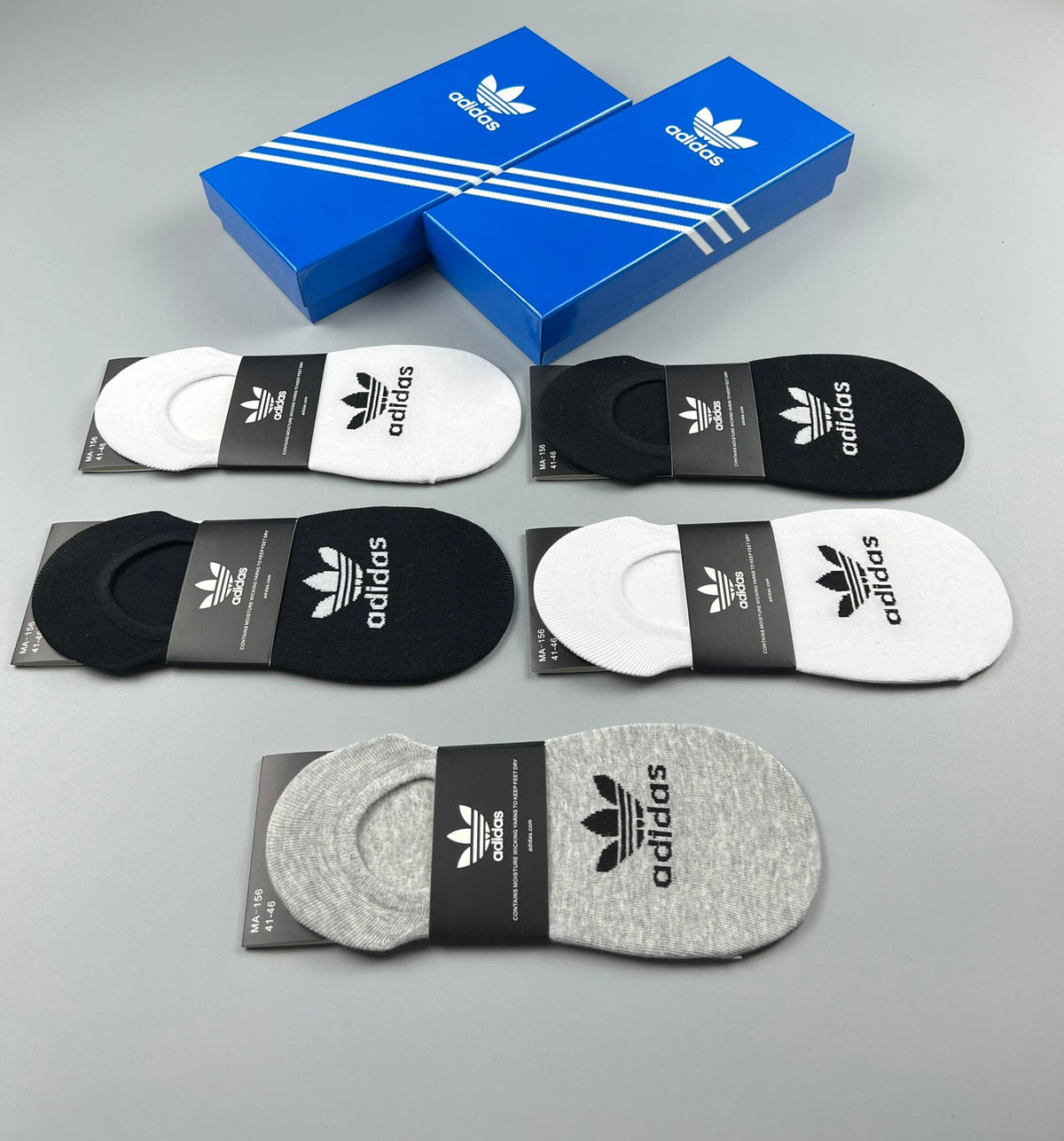 Adidas Mesh Cotton No-Show Socks