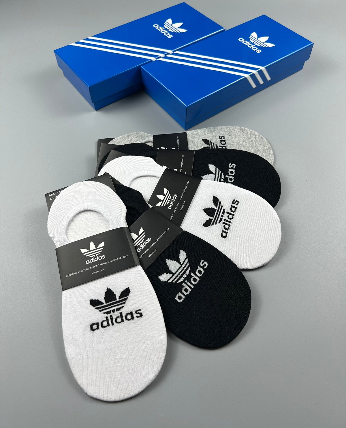 Adidas Mesh Cotton No-Show Socks