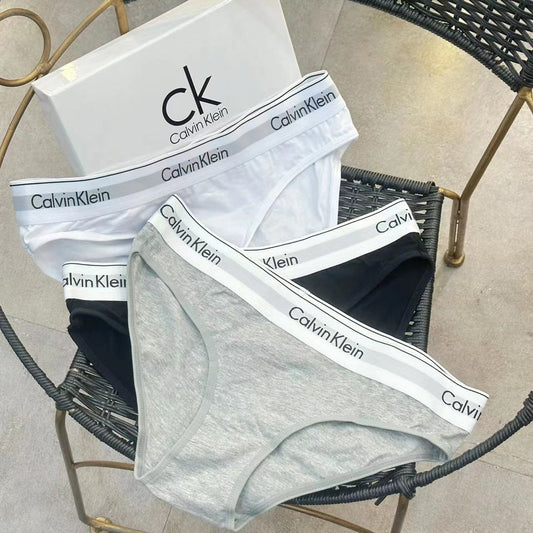 Calvin Klein Classic Logo Women's Briefs - Box of 3
