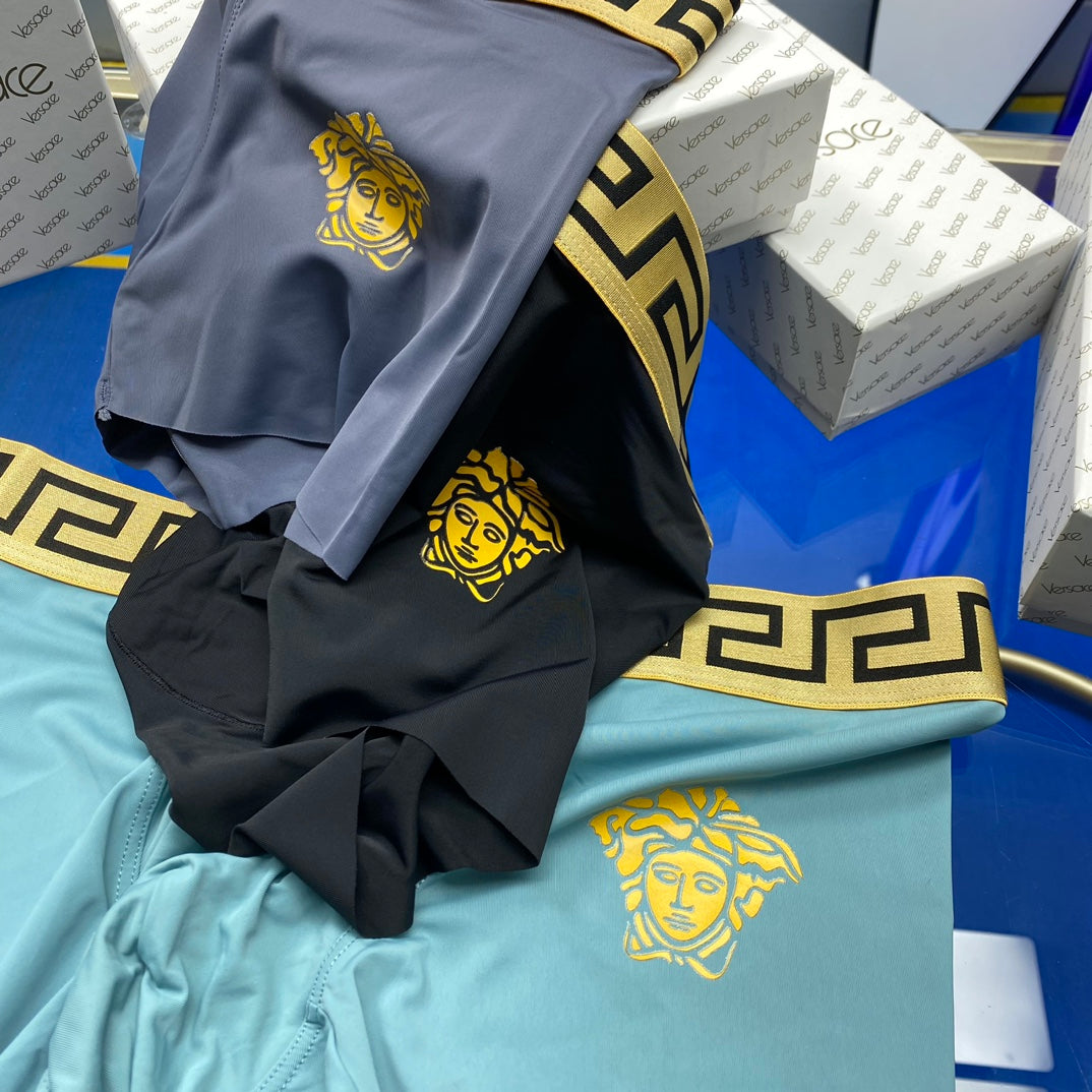 Versace Ice-Silk Short Socks - 3-Pair Pack