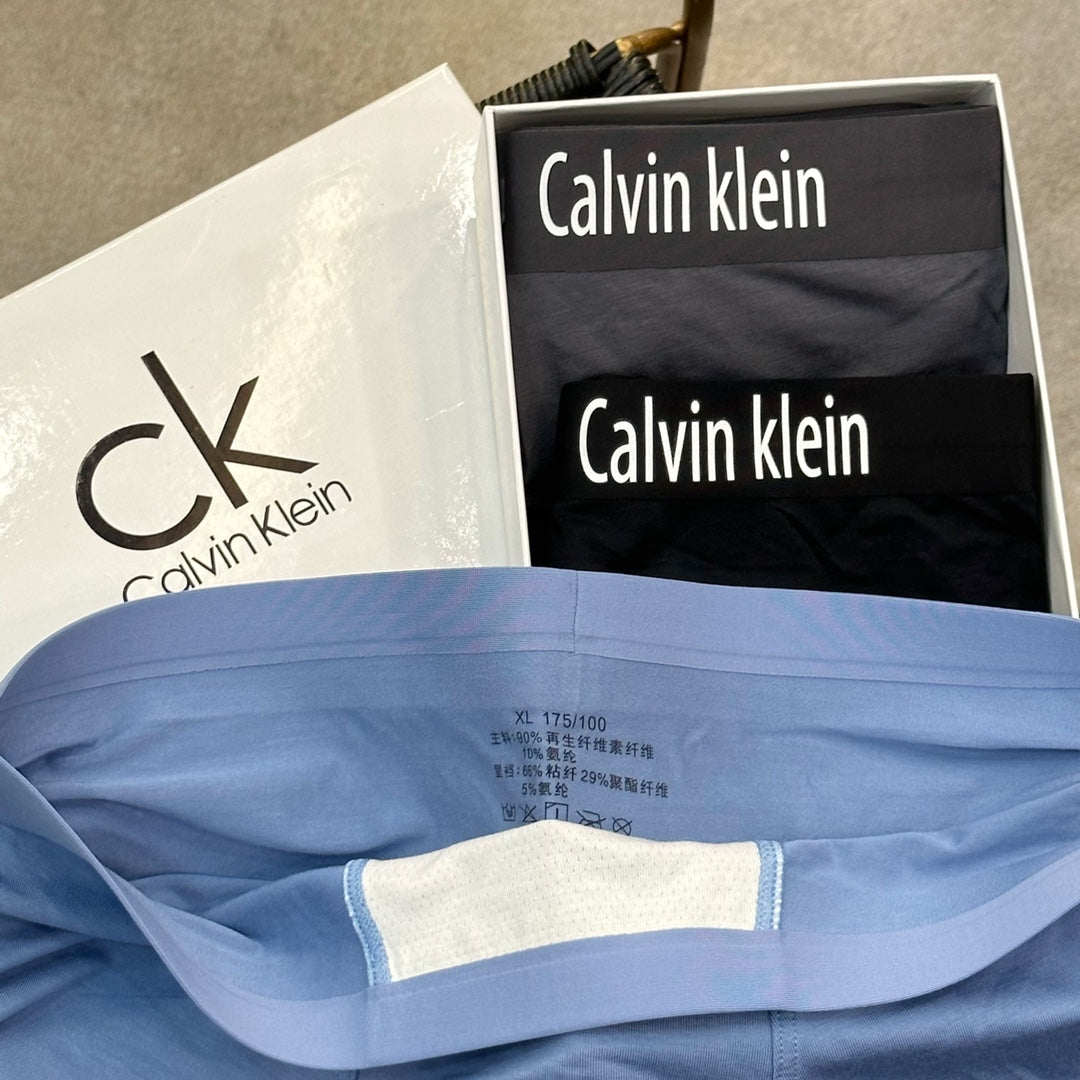 Calvin Klein Broad Logo Waistbands Men's Boxer Briefs - 3-Piece Box