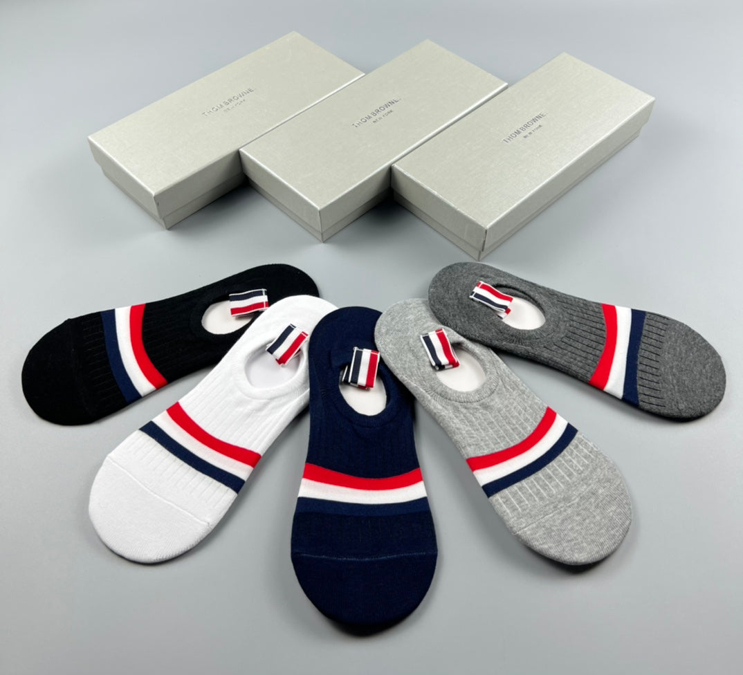 Cotton Short Socks - 5-Pair Pack