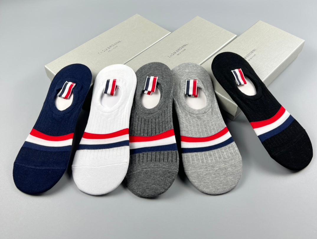 Cotton Short Socks - 5-Pair Pack