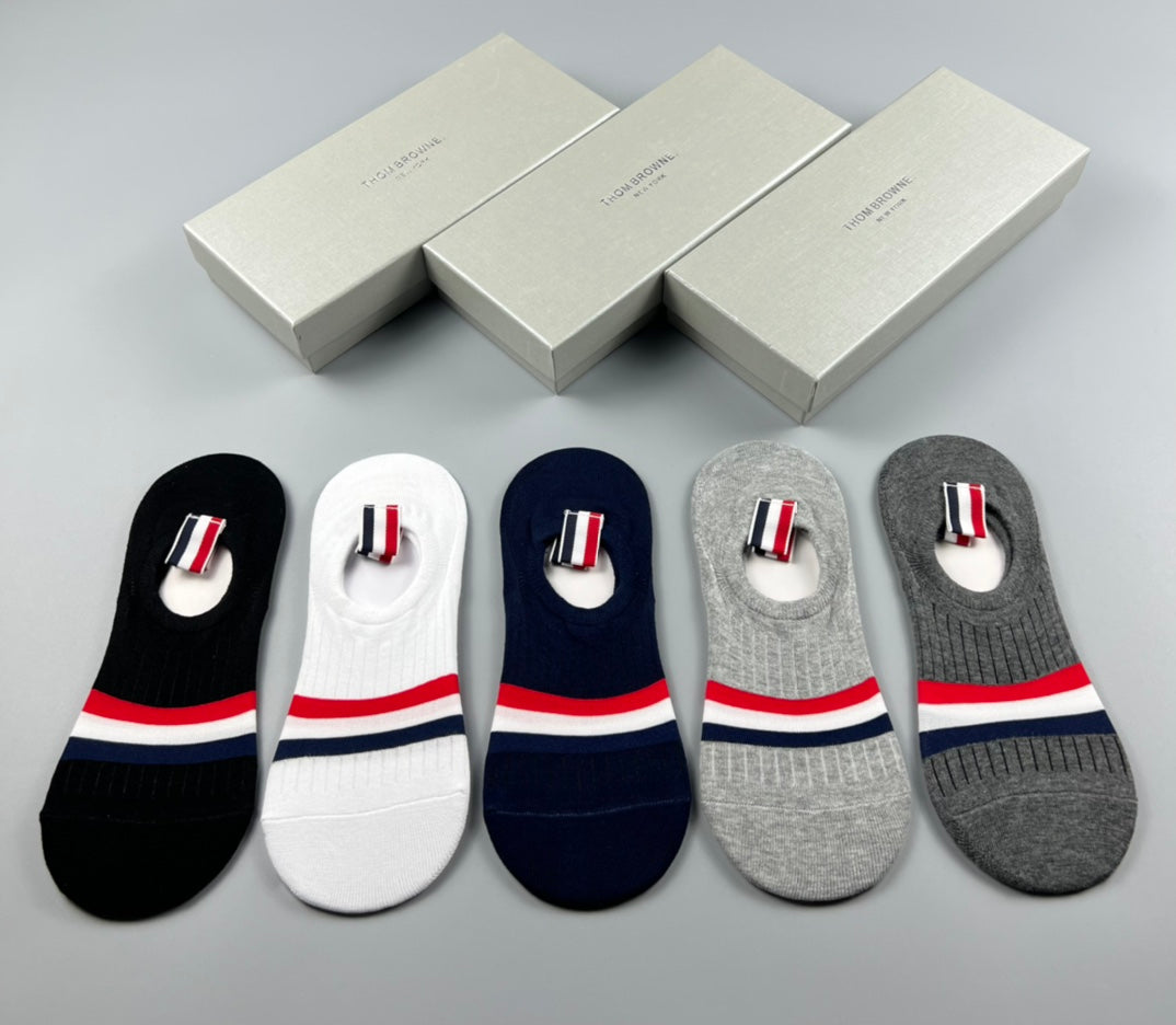 Cotton Short Socks - 5-Pair Pack