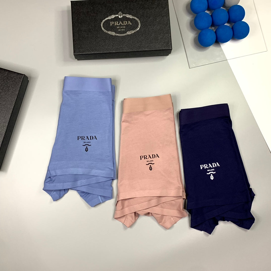 Prada Modal Men's Boxer Briefs - 3-Piece Box