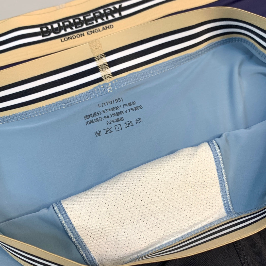 Burberry Ice-Silk Men's Boxer Briefs - 3-Piece Box