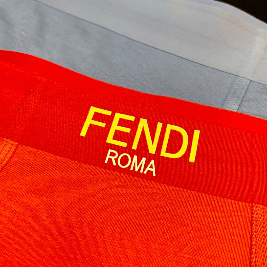 Fendi Bear Patch Details Men's Boxer Briefs - 3-Piece Box
