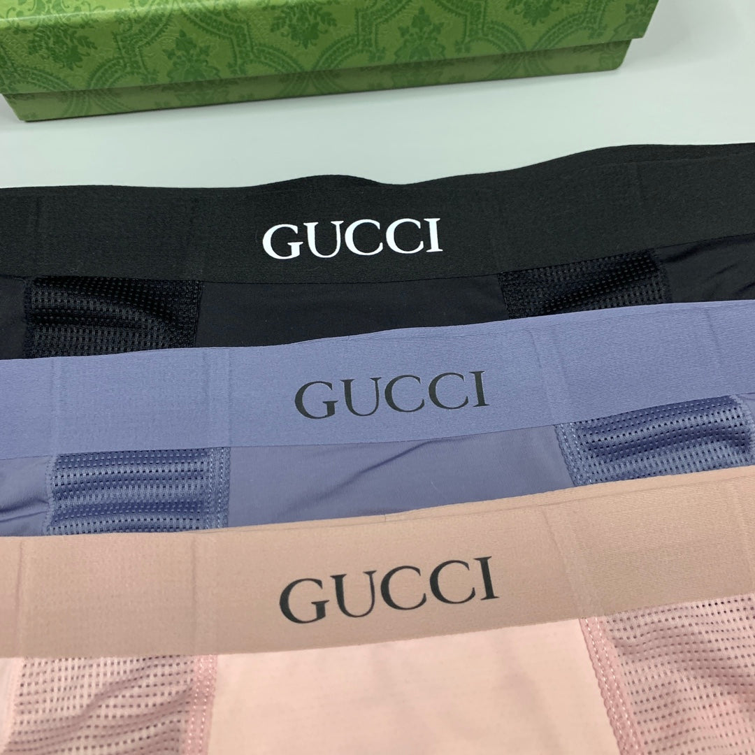 Gucci Ice-Silk Men's Boxer Briefs - 3-Piece Box