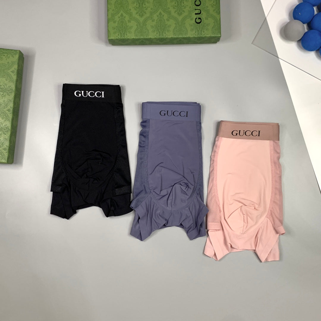 Gucci Ice-Silk Men's Boxer Briefs - 3-Piece Box