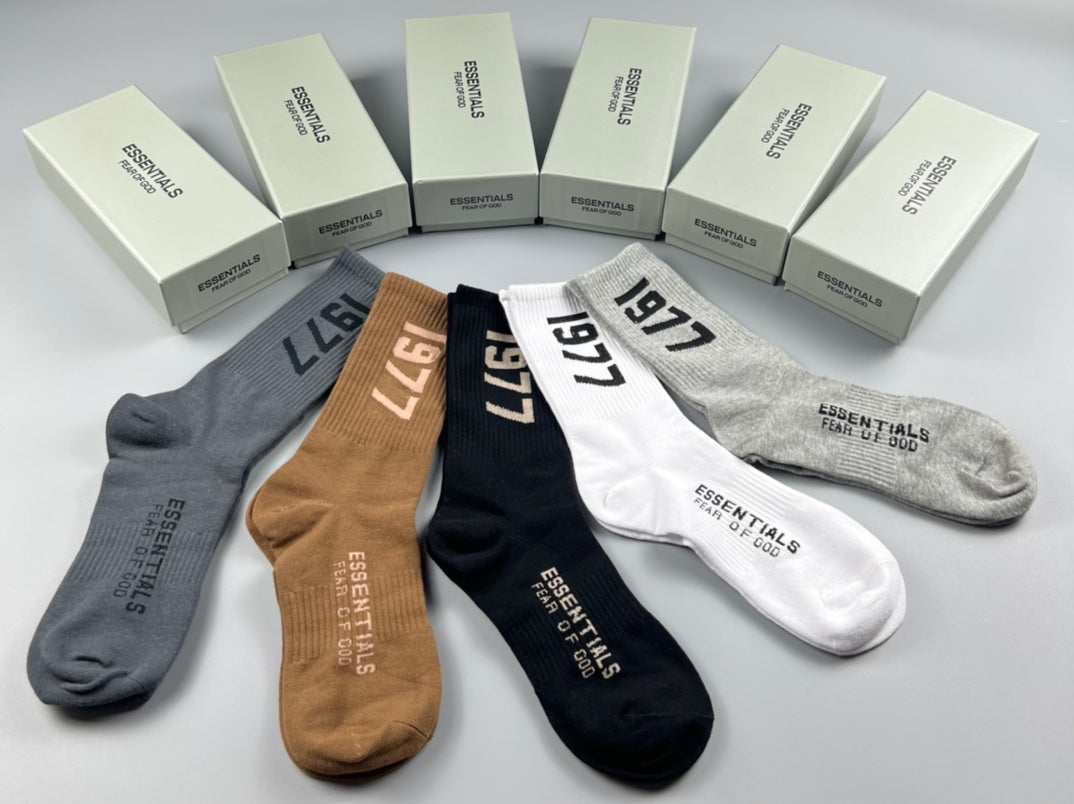 Cotton Short Socks - 5-Pair Pack