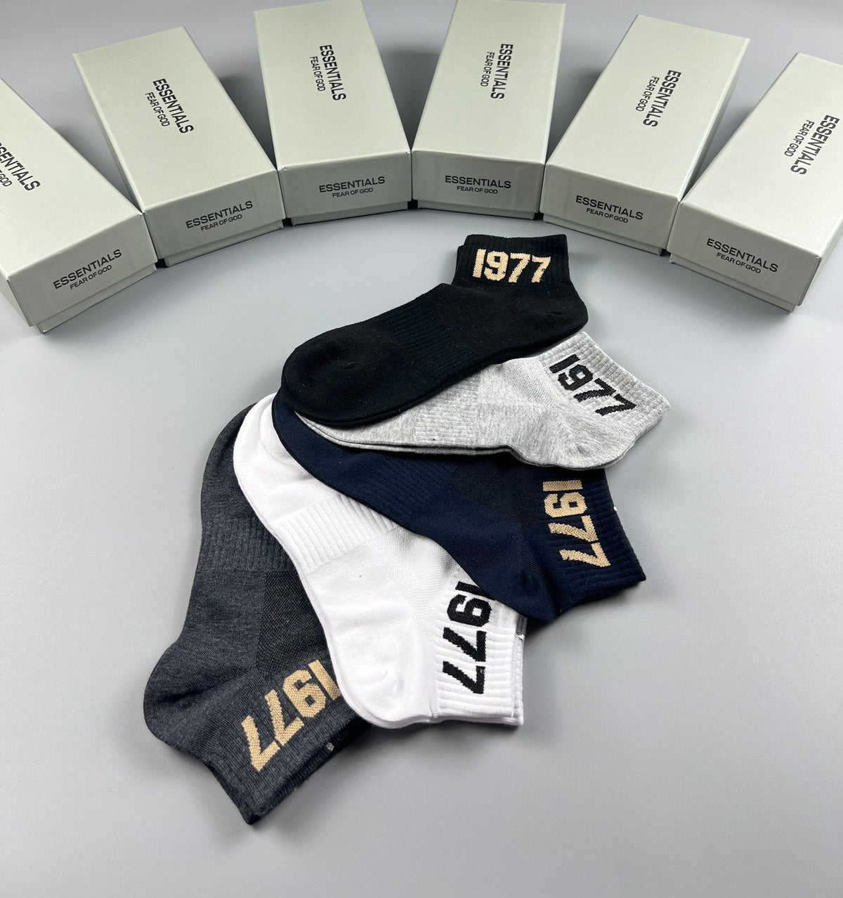Cotton Short Socks - 5-Pair Pack