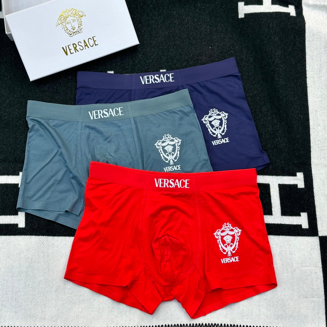 Versace Modal Men's Boxer Briefs - 3-Piece Box