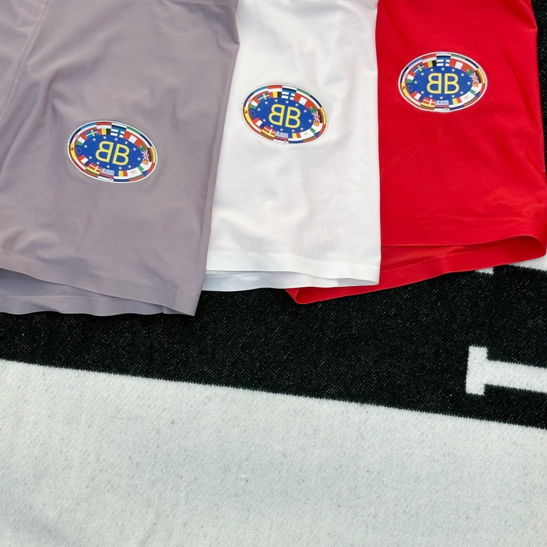 Balenciaga Circular Patch Details Men's Boxer Briefs - 3-Piece Box