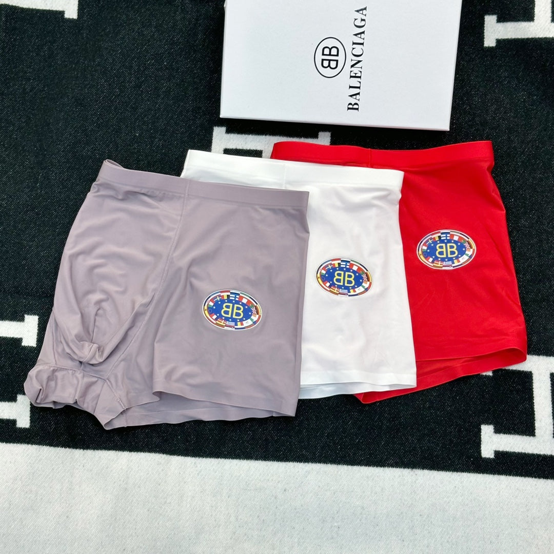 Balenciaga Milk-Silk Men's Boxer Briefs - 3-Piece Box