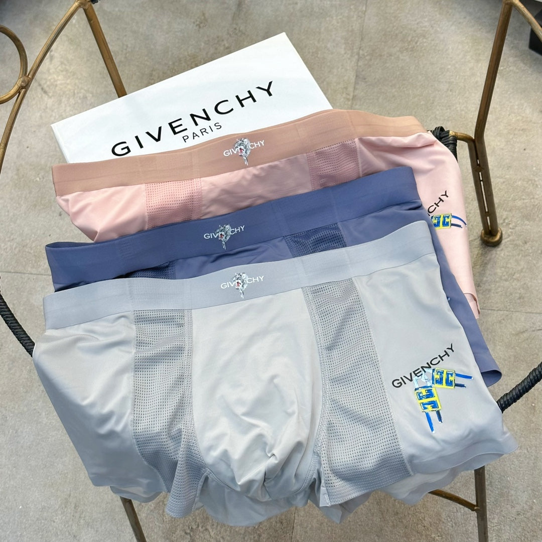 Givenchy Small Multicolour Graphics Men's Boxer Briefs - 3-Piece Box