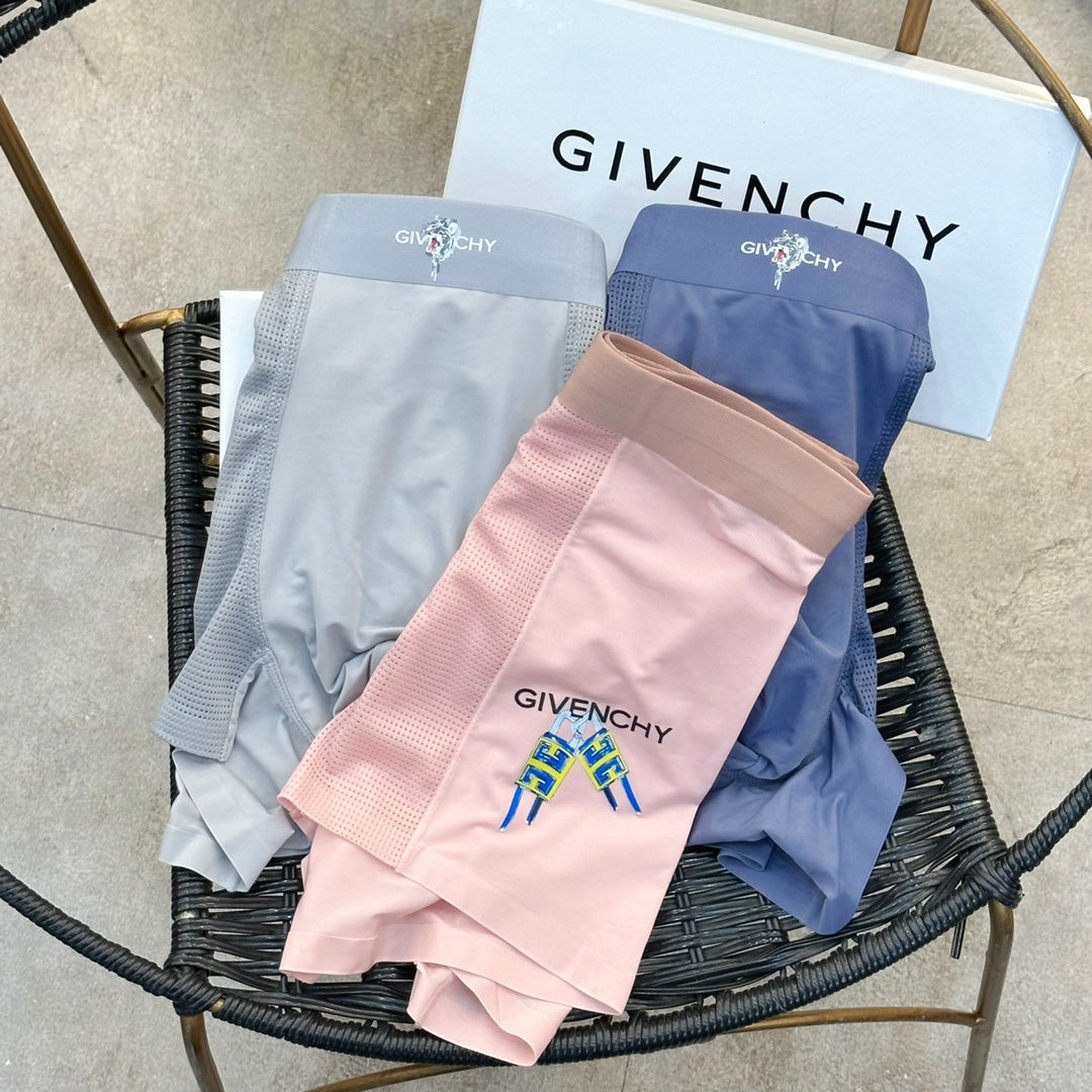 Givenchy Small Multicolour Graphics Men's Boxer Briefs - 3-Piece Box