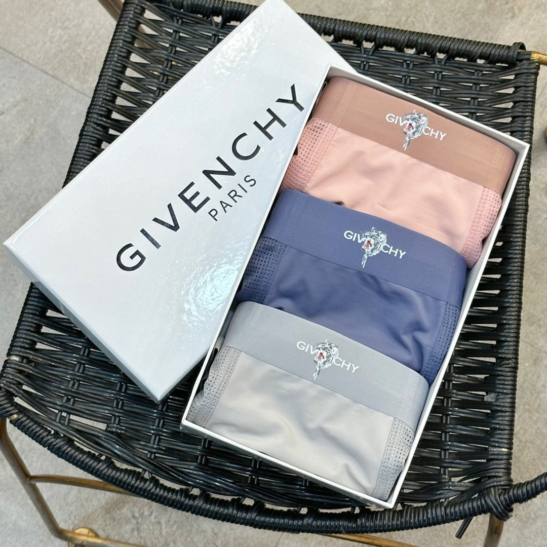 Givenchy Small Multicolour Graphics Men's Boxer Briefs - 3-Piece Box