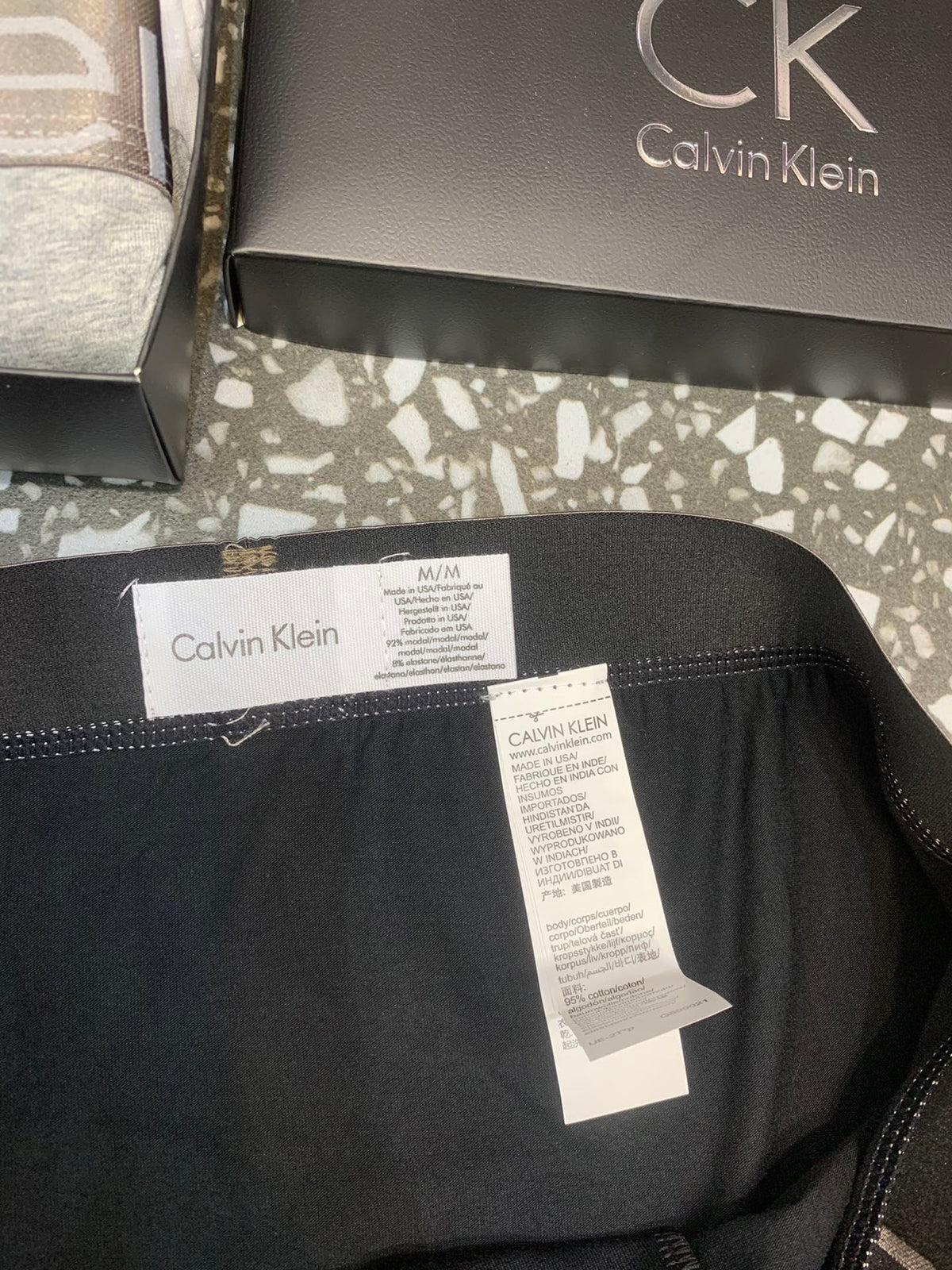 Calvin Klein Visible Colour, Waistband And Emblem Details Men's Boxer Briefs - 3-Piece Box