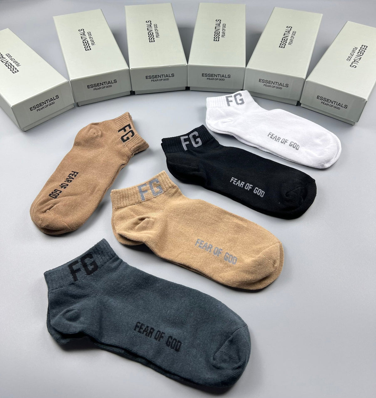 Cotton Short Socks - 5-Pair Pack