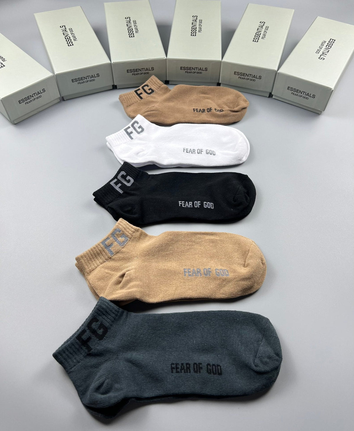 Cotton Short Socks - 5-Pair Pack
