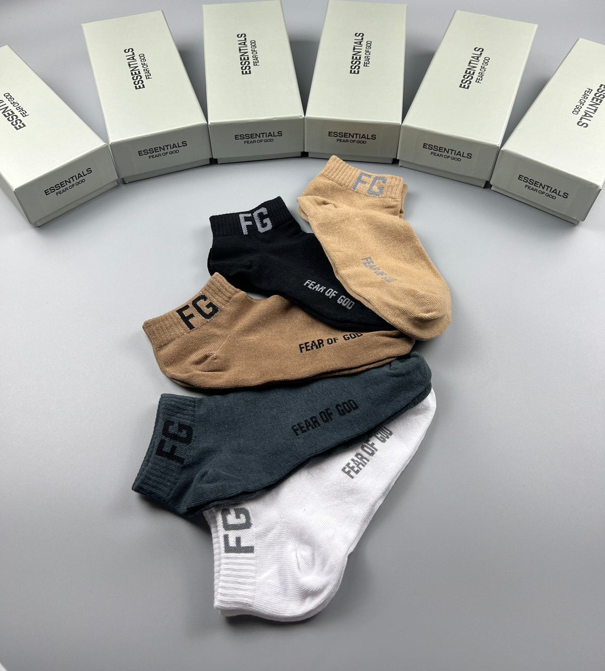Cotton Short Socks - 5-Pair Pack