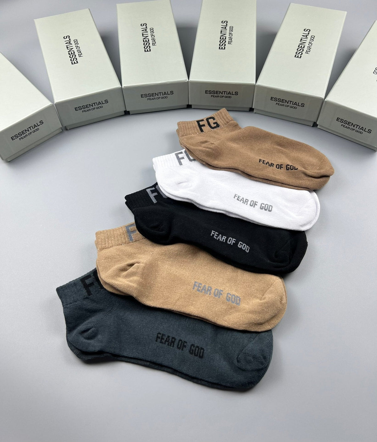 Cotton Short Socks - 5-Pair Pack