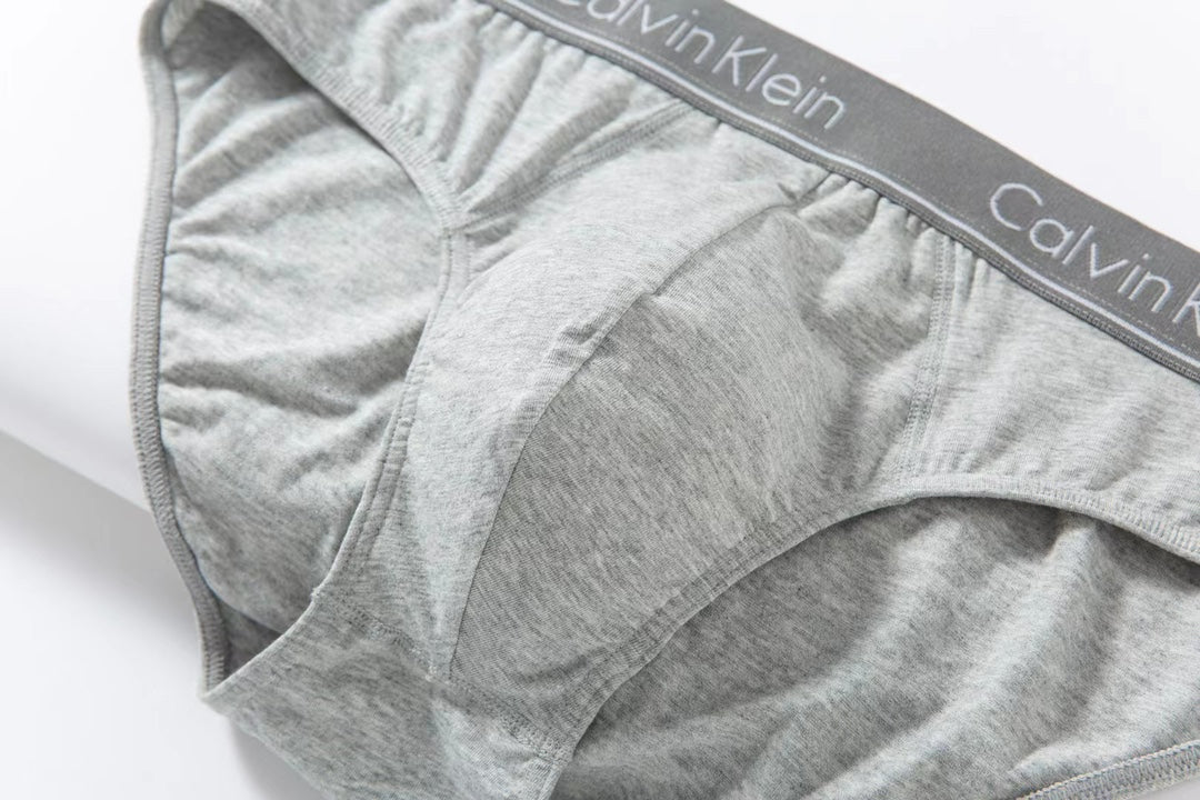 Calvin Klein Contrast Logo Waistbands Men's Briefs - 3-Piece Box