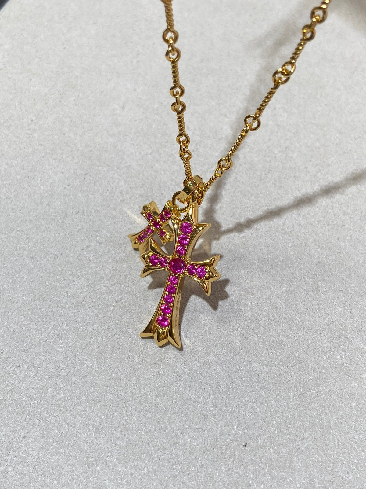 Martin Graham pendant necklace in polished metal-tone – main product view