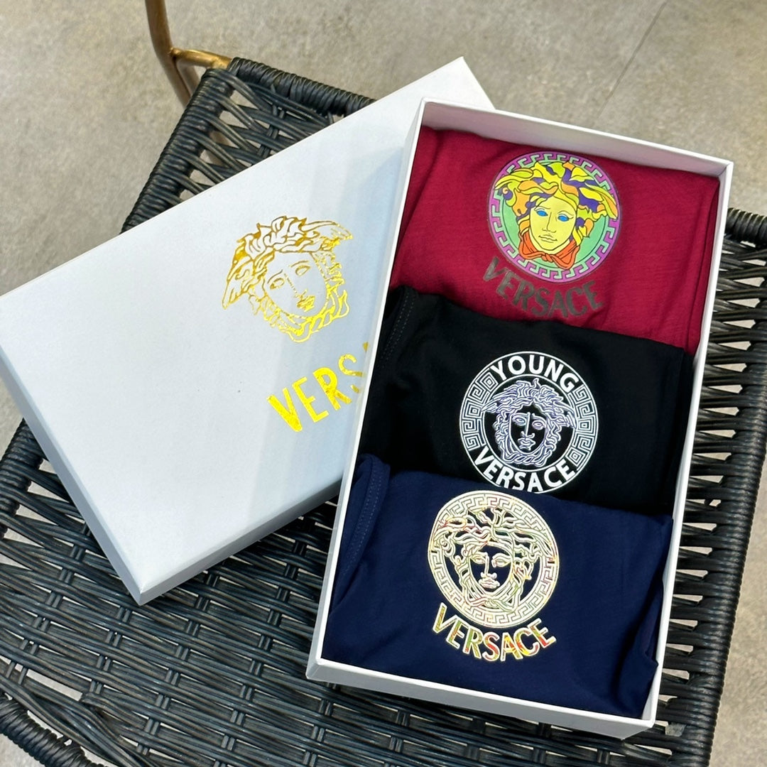 Versace Modal Men's Boxer Briefs - 3-Piece Box