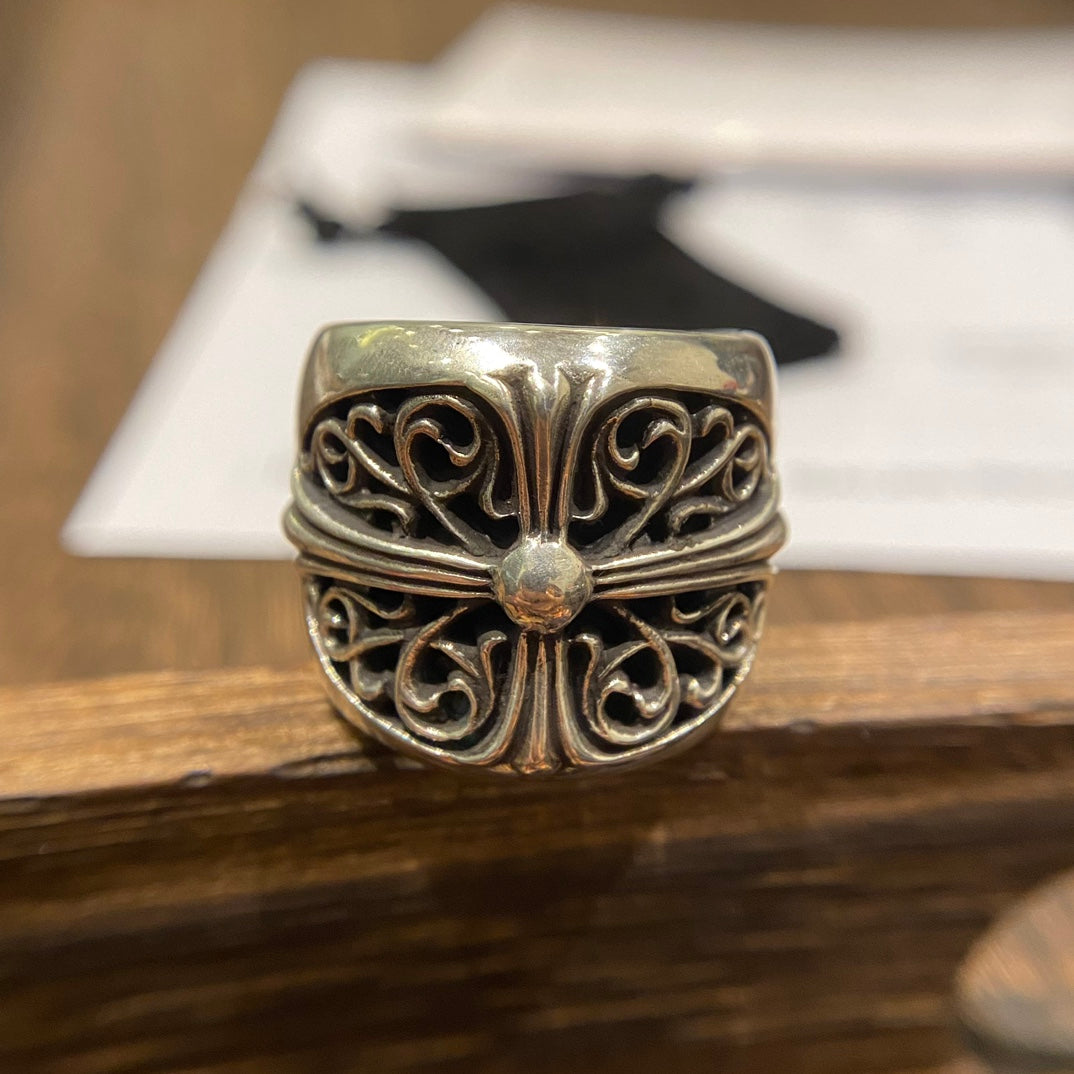 Martin Graham ring in polished metal-tone – main product view