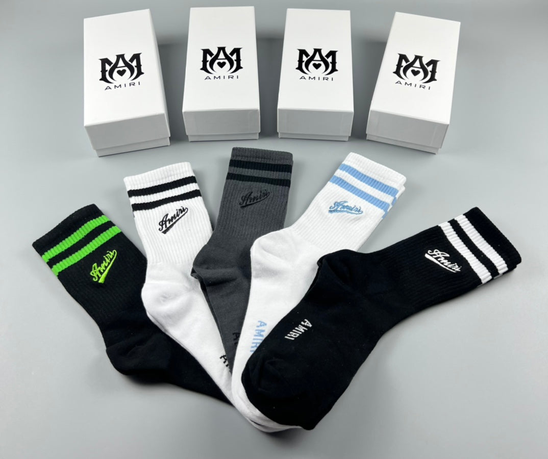 Cotton Crew Socks - 5-Pair Pack
