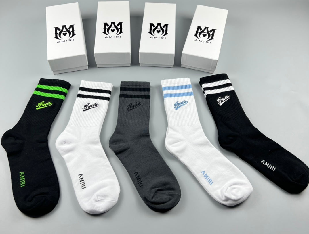 Cotton Crew Socks - 5-Pair Pack