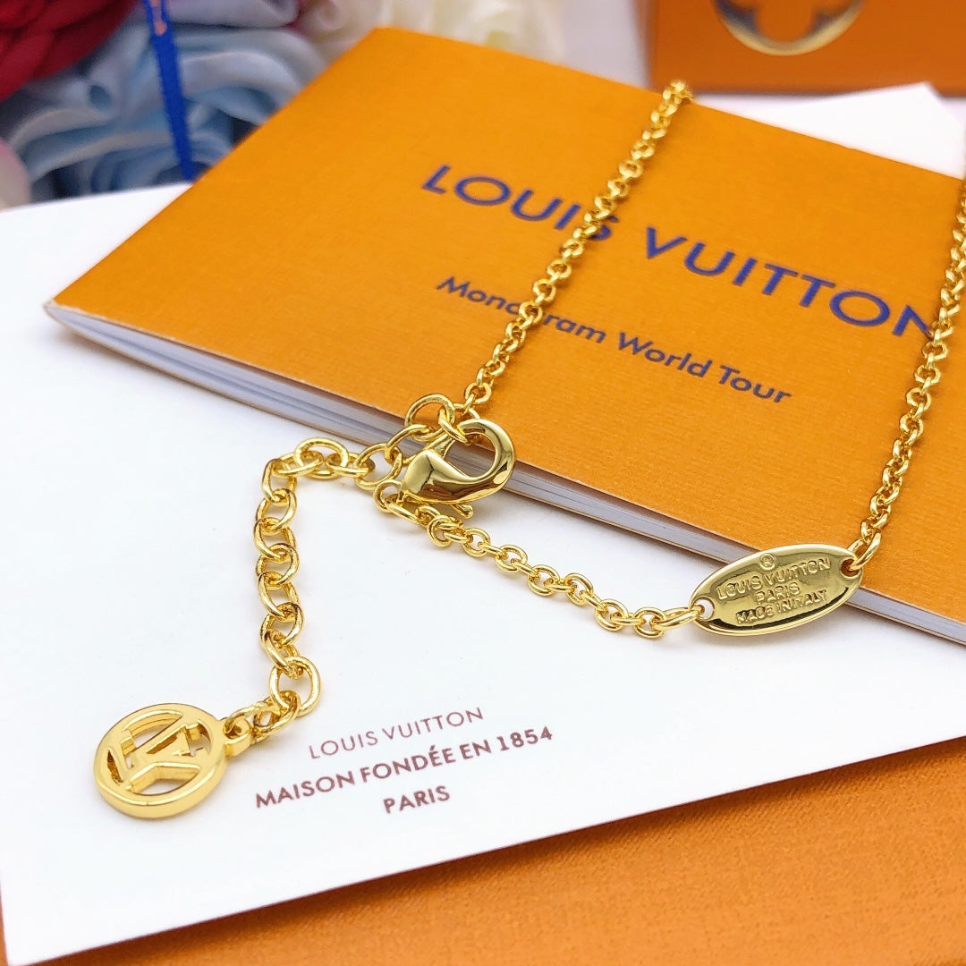Martin Graham pendant necklace in polished metal-tone – main product view