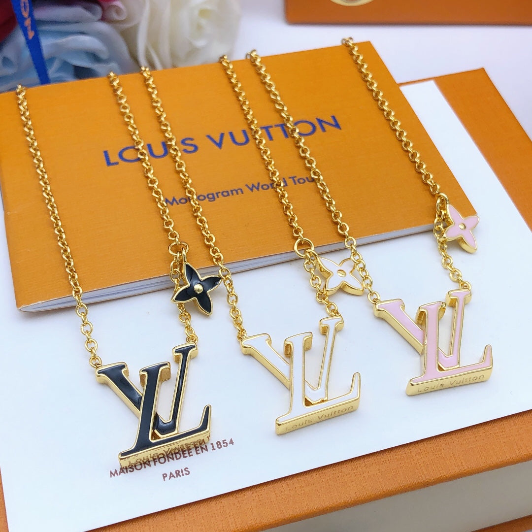 Martin Graham pendant necklace in polished metal-tone – styled product view