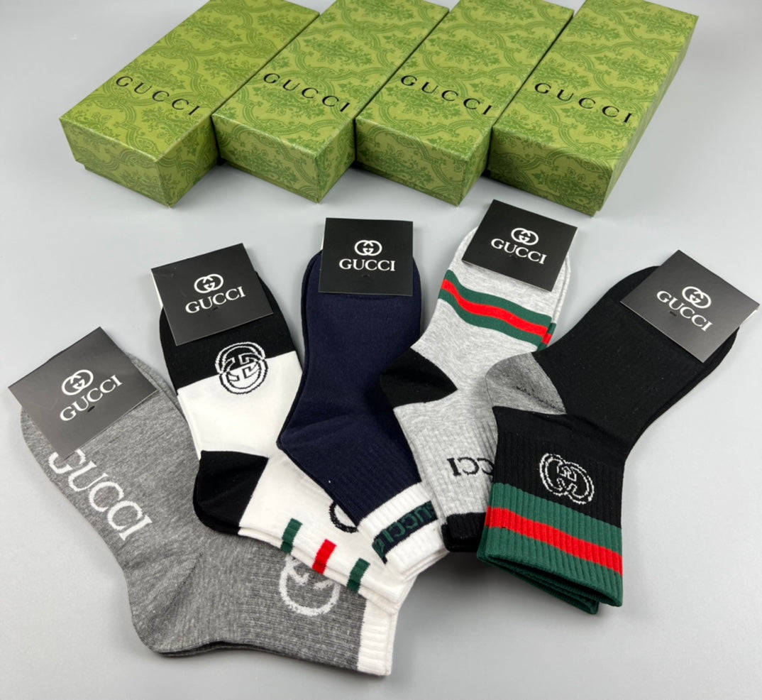 Gucci Cotton Socks - 5-Pair Pack