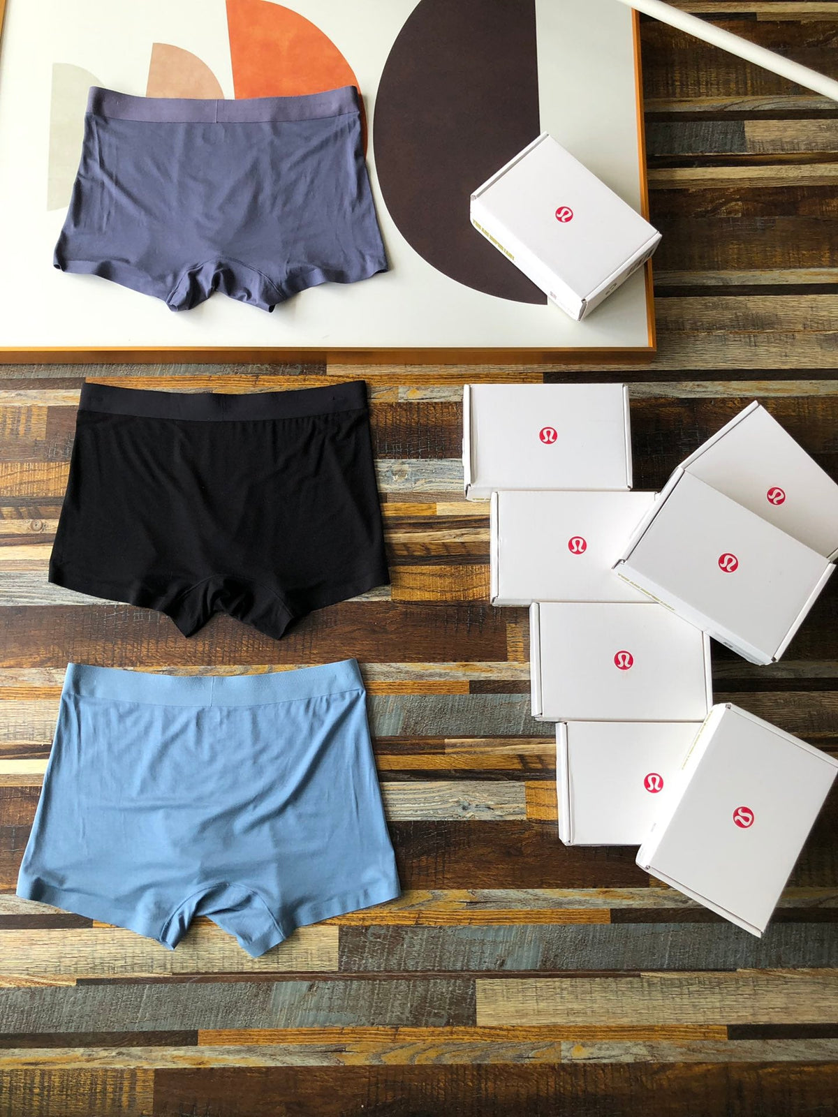 Lululemon Tonal Logo Details Men's Boxer Briefs