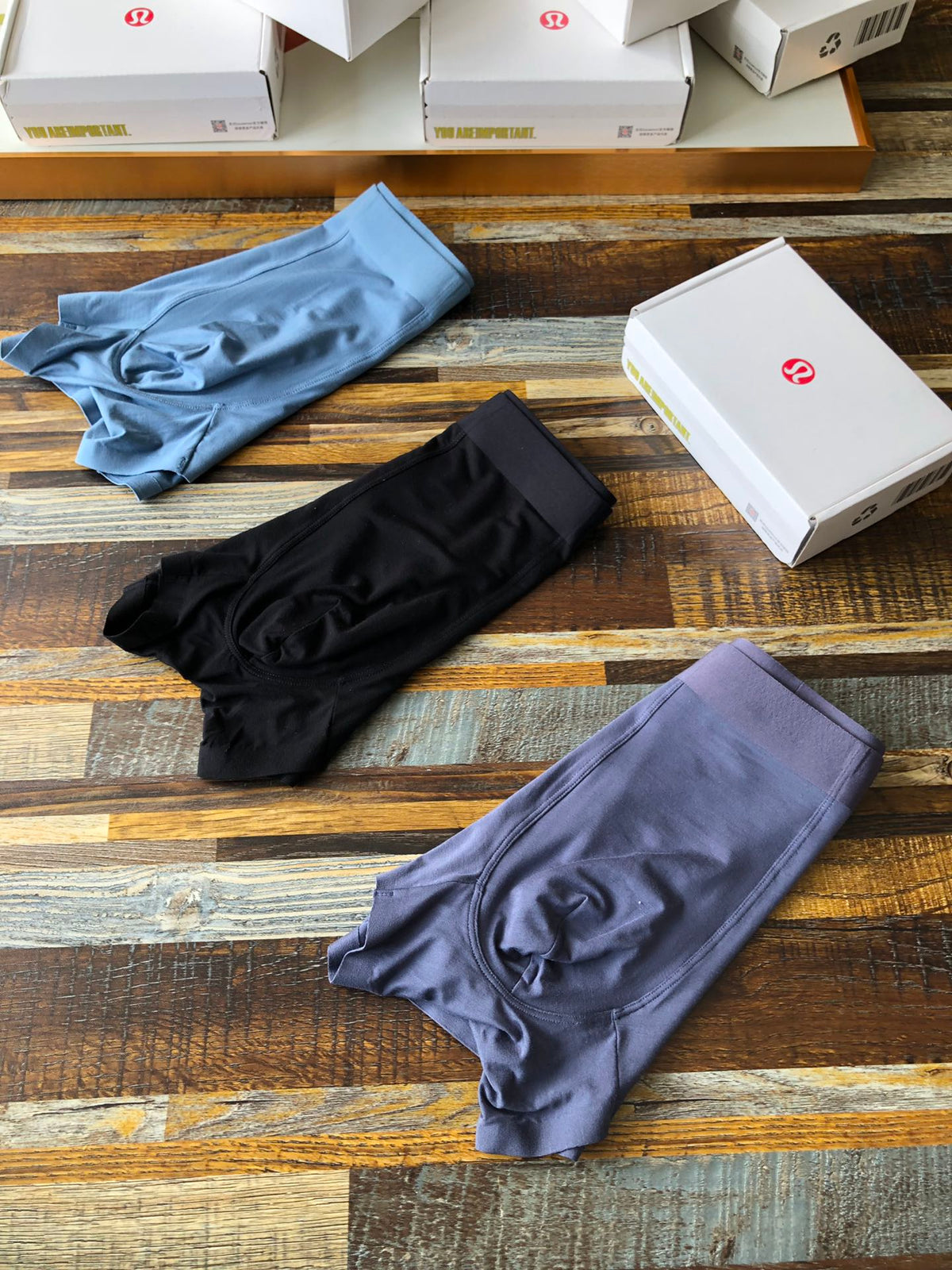 Lululemon Tonal Logo Details Men's Boxer Briefs