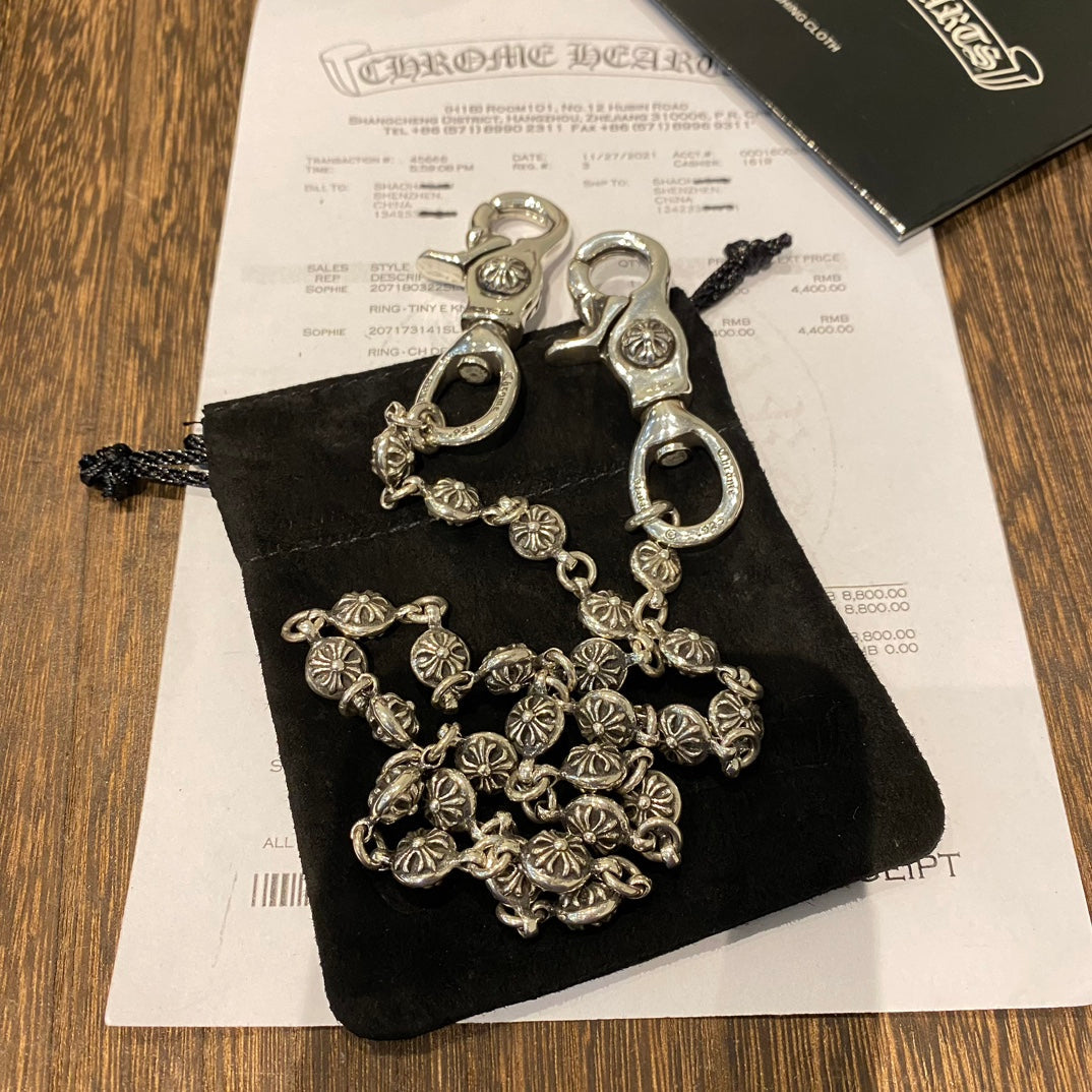 Martin Graham chain accessory in polished metal-tone – front product view