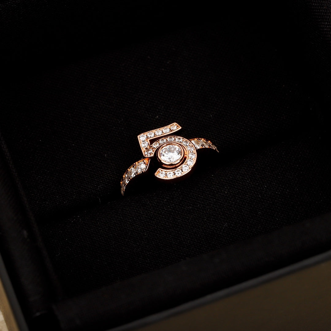 Martin Graham ring in polished metal-tone – front product view