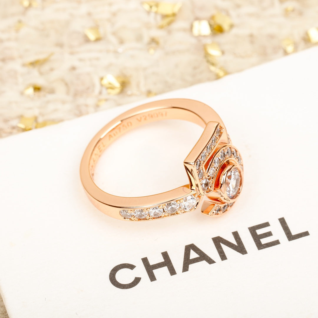 Martin Graham ring in polished metal-tone – styled product view