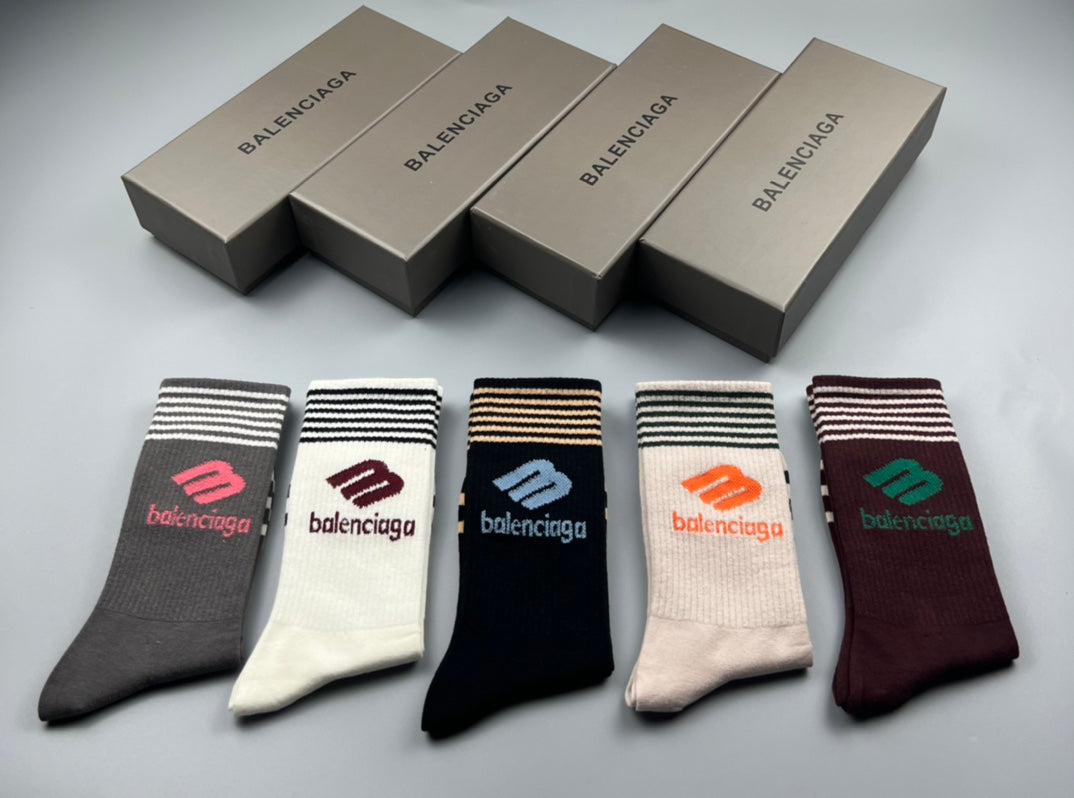 Balenciaga Cotton Crew Socks