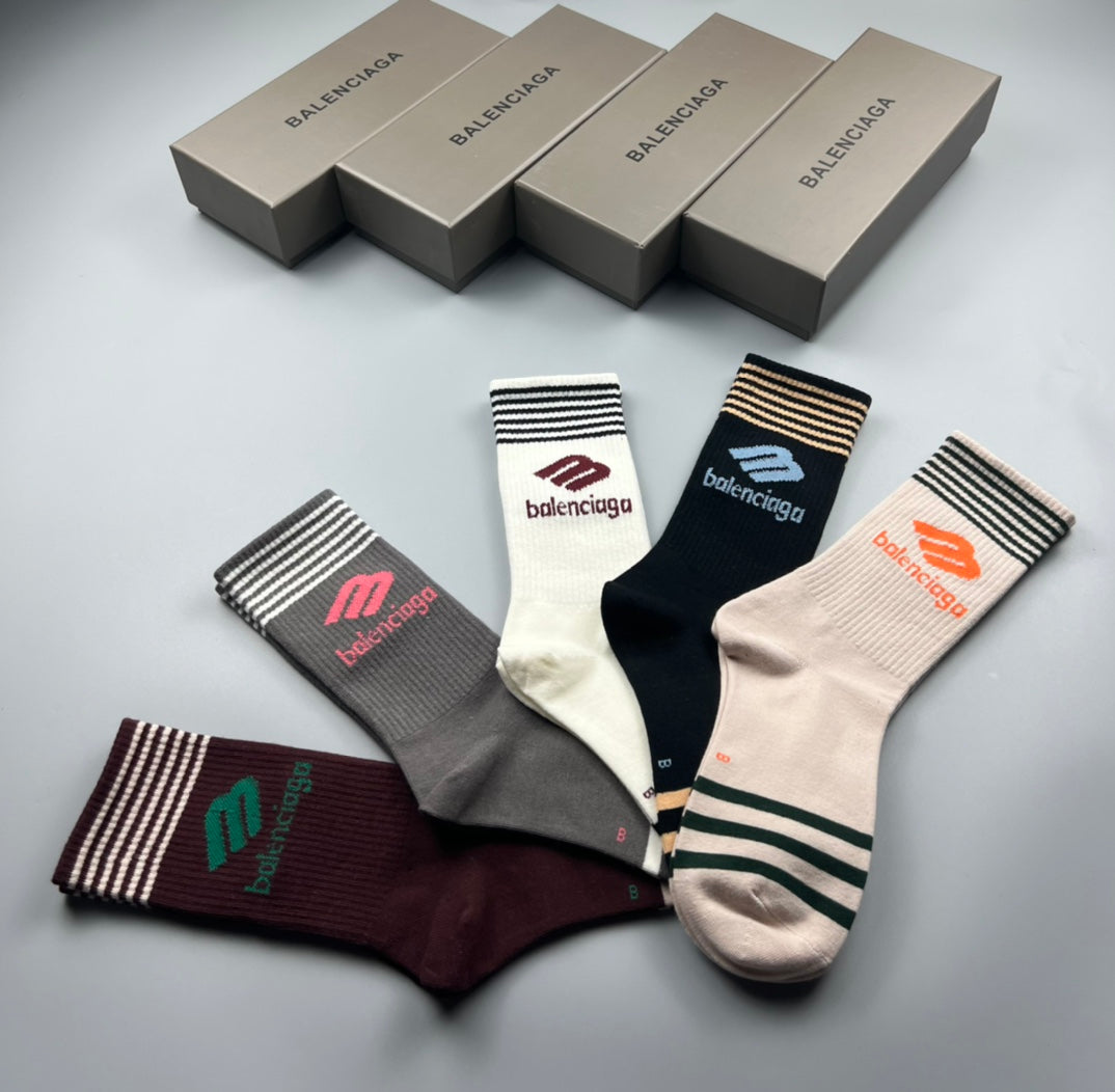 Balenciaga Cotton Crew Socks