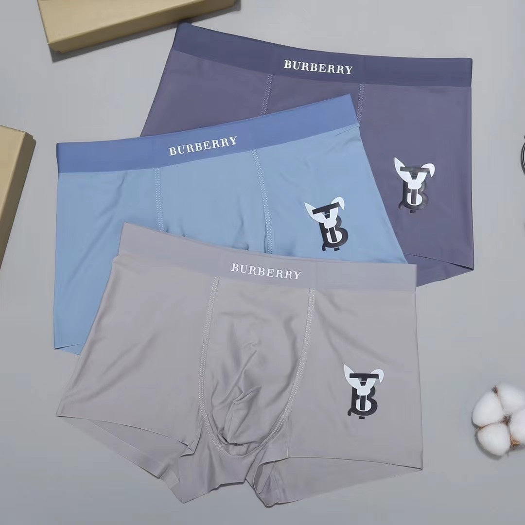 Burberry Men's Boxer Briefs - 3-Piece Box