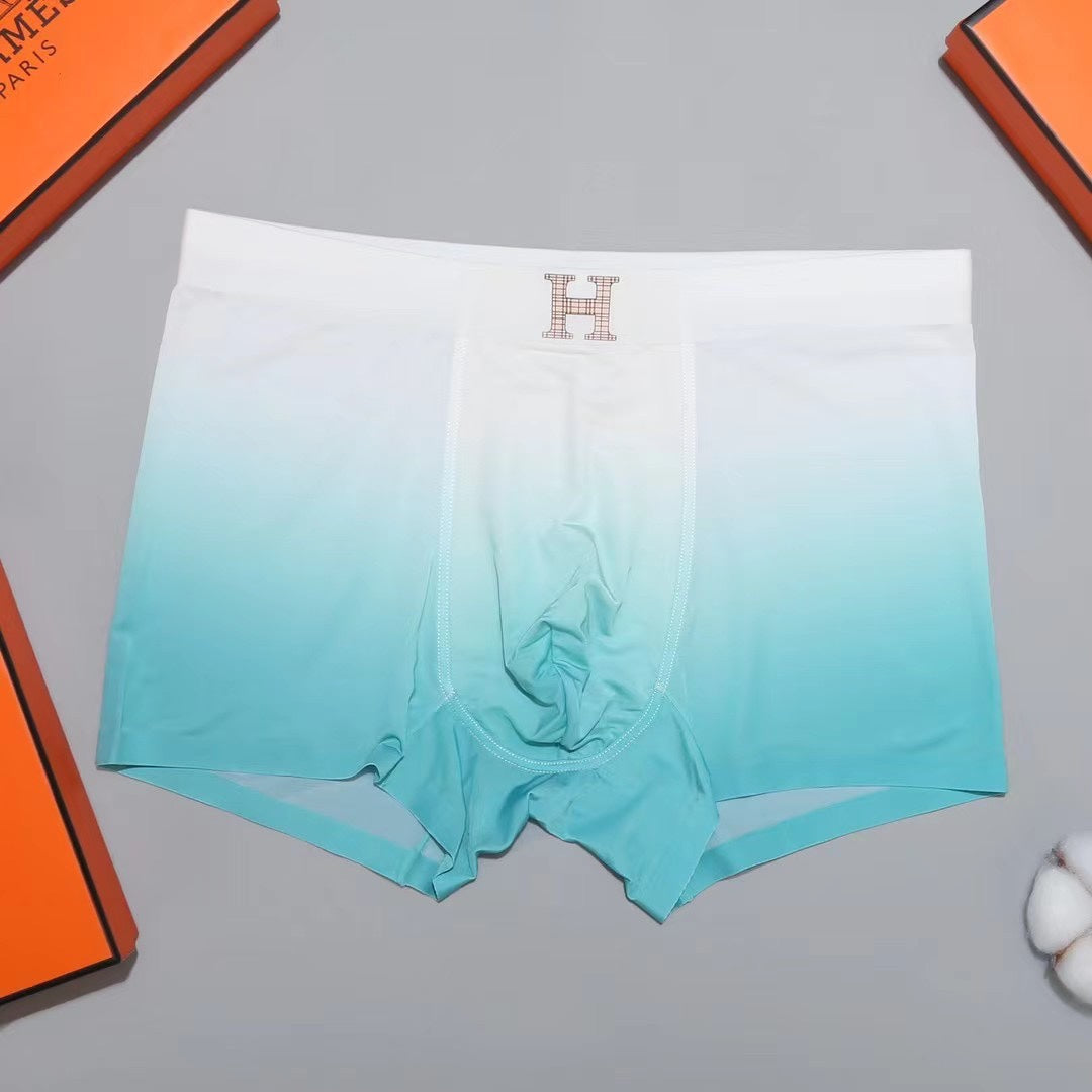Hermes Visible Branded Waistband Or Emblem Details Men's Boxer Briefs - 3-Piece Box