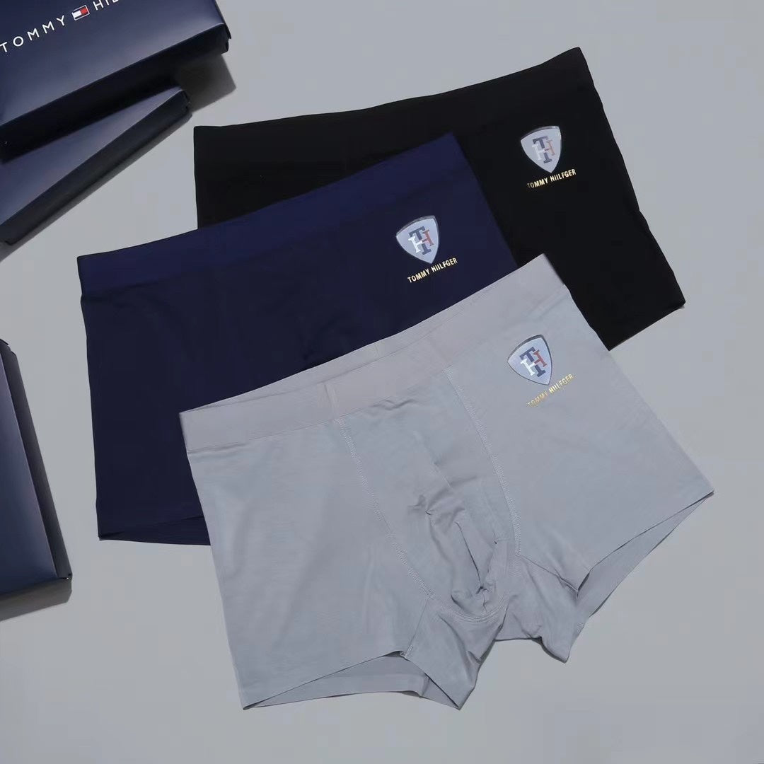 Tommy Hilfiger Flag Details Men's Boxer Briefs - 3-Piece Box